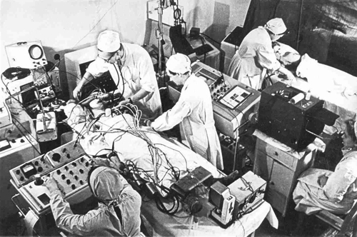 Buteyko's laboratorium in de 60-er jaren